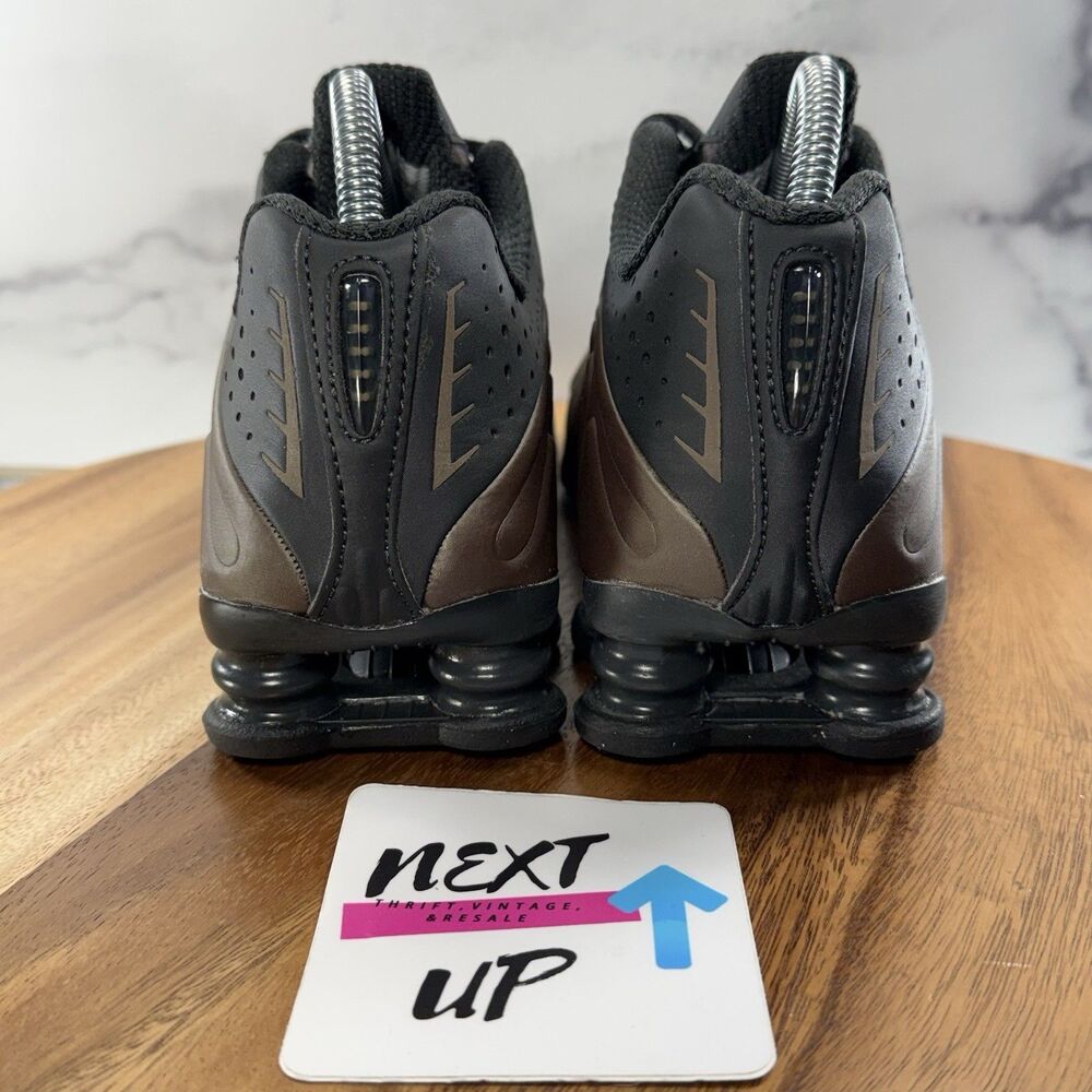 Women’s size 7.5-Nike Shox R4 'Ironstone' nby Brown Sneakers AR3565-007 - Picture 4 of 9